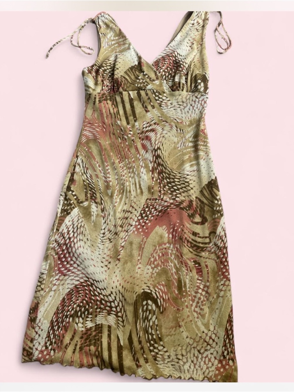 Vintage Rue21 Asymmetrical Animal Print Dress Y2K Party Dress